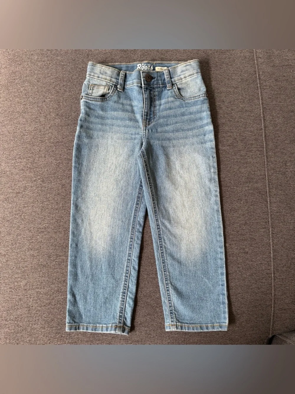 Oshkosh Bgosh Blue Denim Jeans Straight Classic Toddler Boy 4T/4